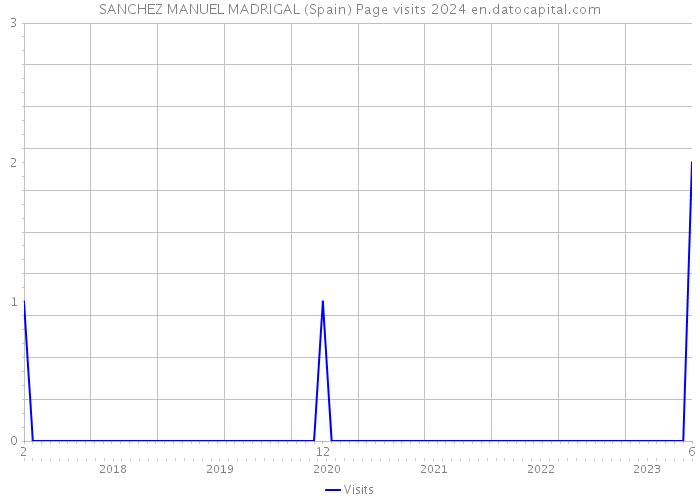 SANCHEZ MANUEL MADRIGAL (Spain) Page visits 2024 