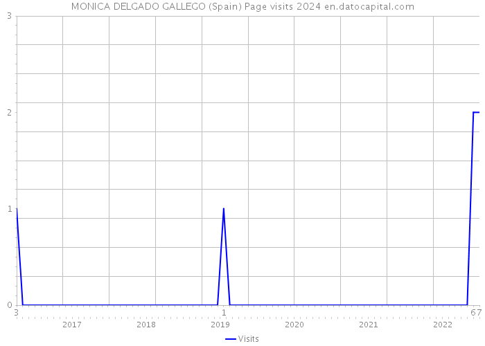 MONICA DELGADO GALLEGO (Spain) Page visits 2024 