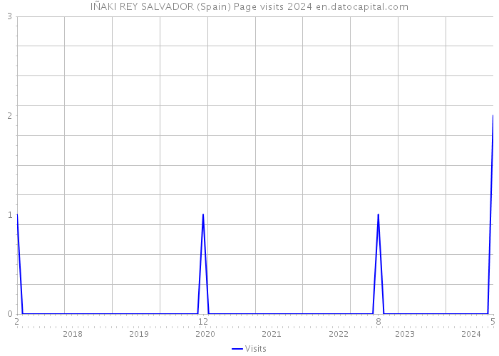 IÑAKI REY SALVADOR (Spain) Page visits 2024 