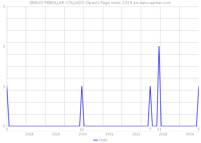 EMILIO REBOLLAR COLLADO (Spain) Page visits 2024 