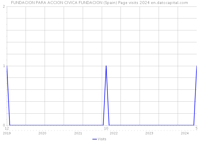 FUNDACION PARA ACCION CIVICA FUNDACION (Spain) Page visits 2024 