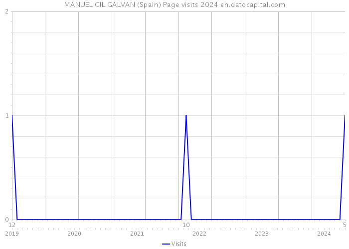 MANUEL GIL GALVAN (Spain) Page visits 2024 