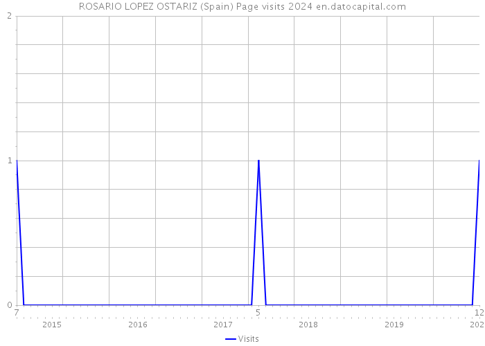 ROSARIO LOPEZ OSTARIZ (Spain) Page visits 2024 