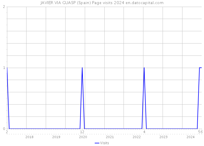 JAVIER VIA GUASP (Spain) Page visits 2024 