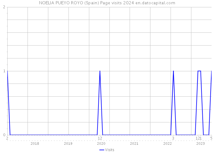 NOELIA PUEYO ROYO (Spain) Page visits 2024 