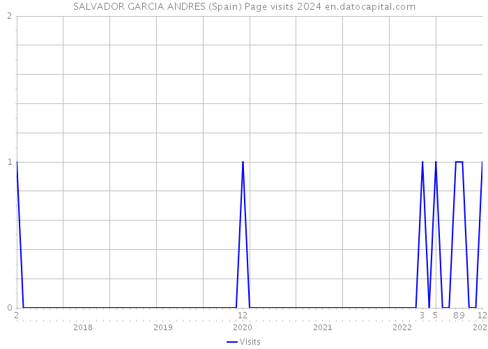 SALVADOR GARCIA ANDRES (Spain) Page visits 2024 