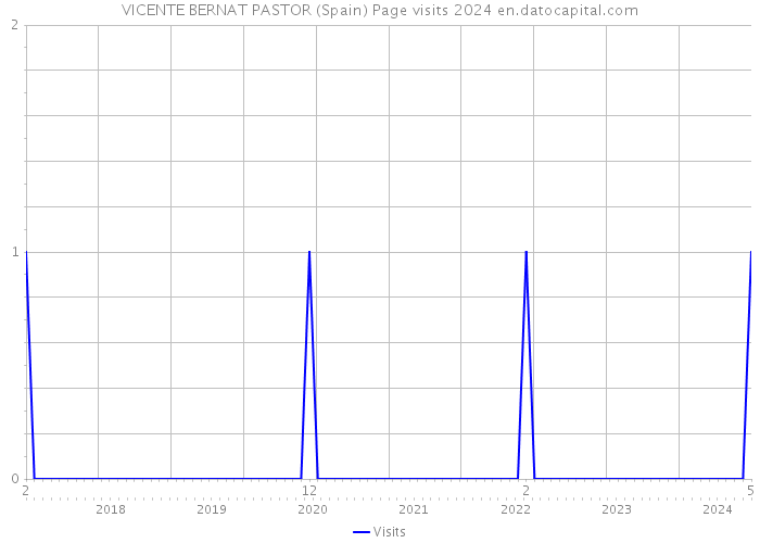 VICENTE BERNAT PASTOR (Spain) Page visits 2024 