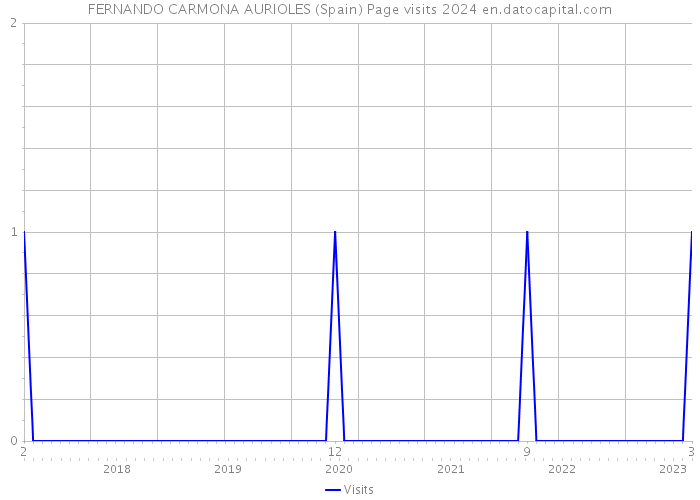 FERNANDO CARMONA AURIOLES (Spain) Page visits 2024 