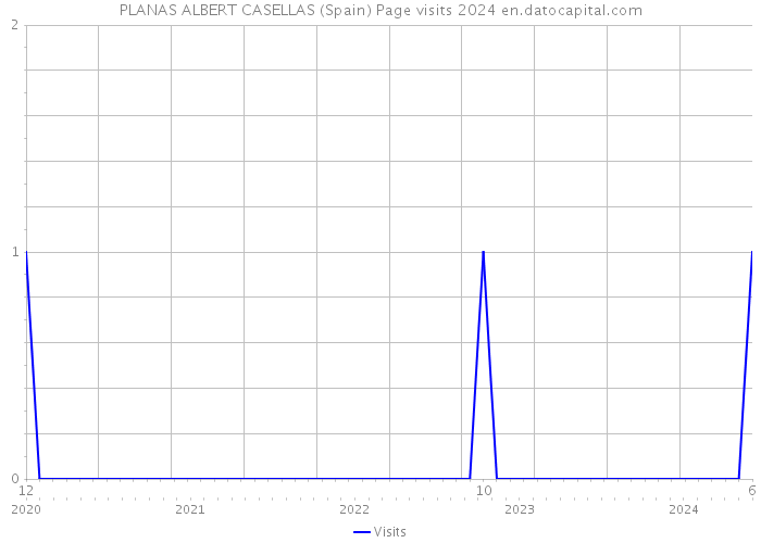 PLANAS ALBERT CASELLAS (Spain) Page visits 2024 