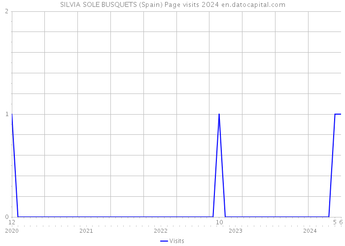 SILVIA SOLE BUSQUETS (Spain) Page visits 2024 