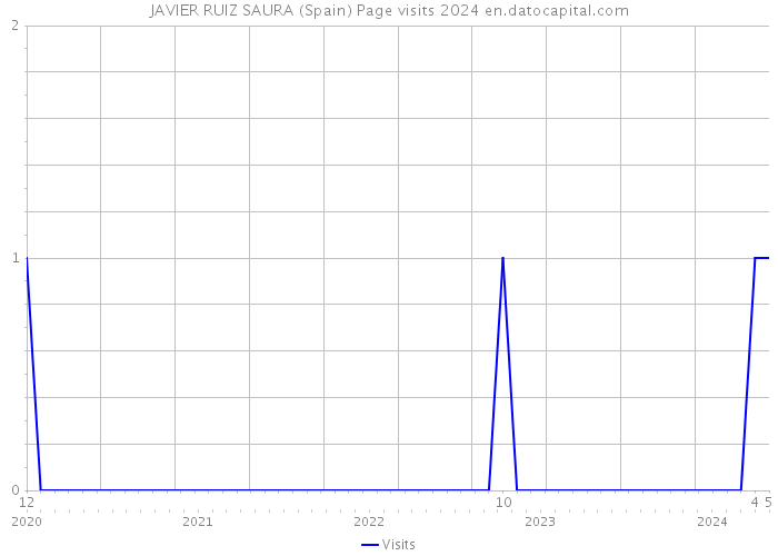 JAVIER RUIZ SAURA (Spain) Page visits 2024 