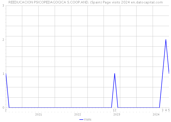 REEDUCACION PSICOPEDAGOGICA S.COOP.AND. (Spain) Page visits 2024 