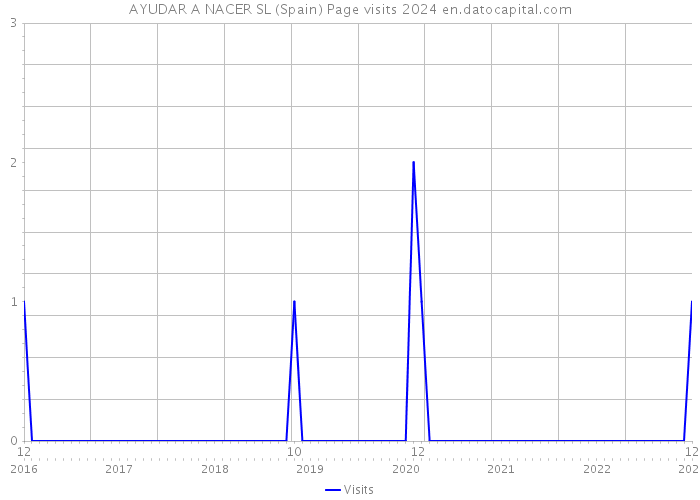 AYUDAR A NACER SL (Spain) Page visits 2024 