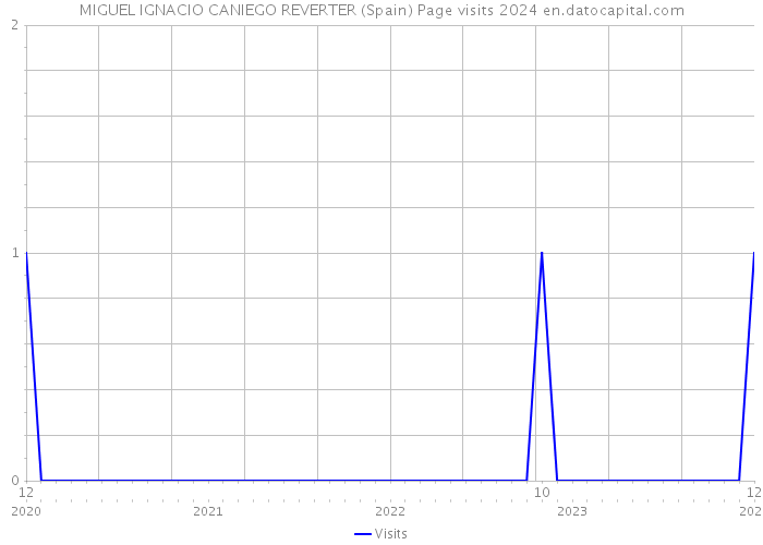 MIGUEL IGNACIO CANIEGO REVERTER (Spain) Page visits 2024 