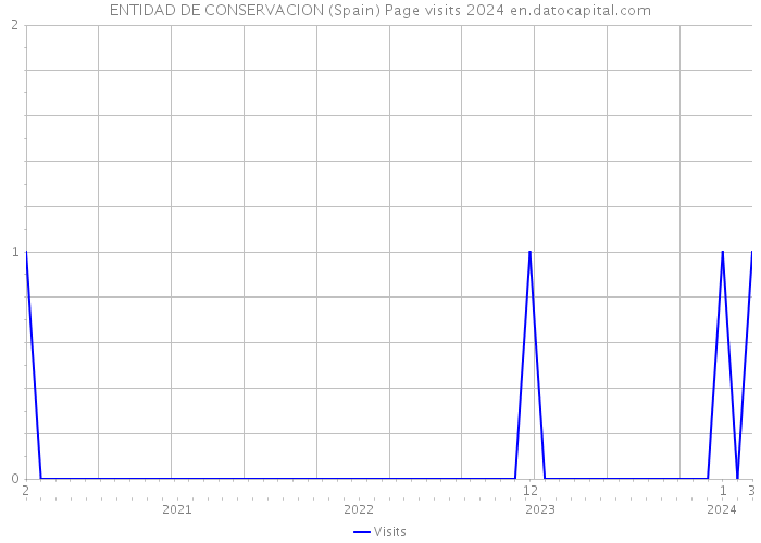 ENTIDAD DE CONSERVACION (Spain) Page visits 2024 