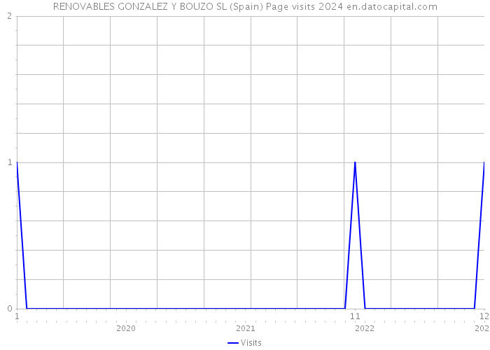 RENOVABLES GONZALEZ Y BOUZO SL (Spain) Page visits 2024 