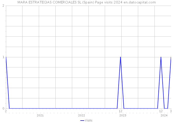 MARA ESTRATEGIAS COMERCIALES SL (Spain) Page visits 2024 