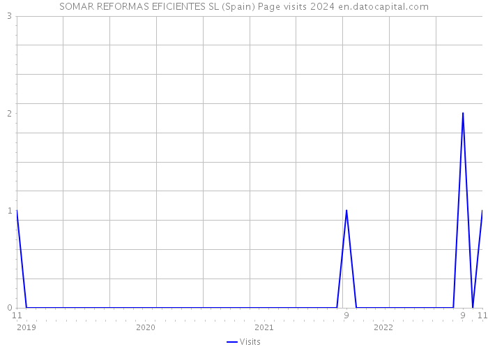 SOMAR REFORMAS EFICIENTES SL (Spain) Page visits 2024 