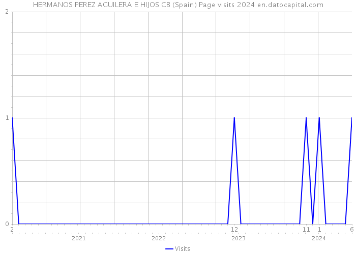 HERMANOS PEREZ AGUILERA E HIJOS CB (Spain) Page visits 2024 