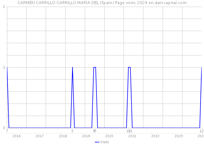 CARMEN CARRILLO CARRILLO MARIA DEL (Spain) Page visits 2024 