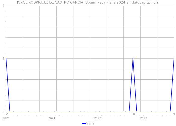 JORGE RODRIGUEZ DE CASTRO GARCIA (Spain) Page visits 2024 