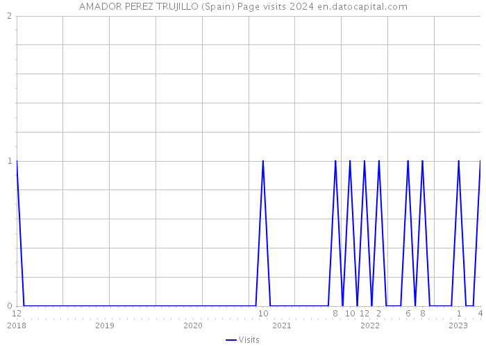 AMADOR PEREZ TRUJILLO (Spain) Page visits 2024 