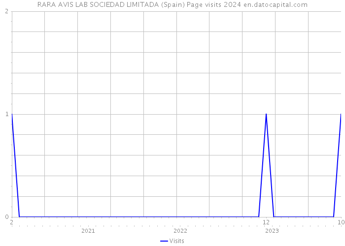 RARA AVIS LAB SOCIEDAD LIMITADA (Spain) Page visits 2024 