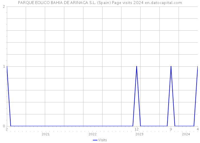 PARQUE EOLICO BAHIA DE ARINAGA S.L. (Spain) Page visits 2024 