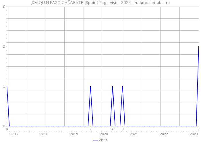 JOAQUIN PASO CAÑABATE (Spain) Page visits 2024 