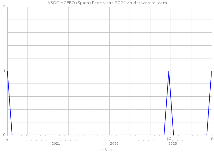 ASOC ACEBO (Spain) Page visits 2024 