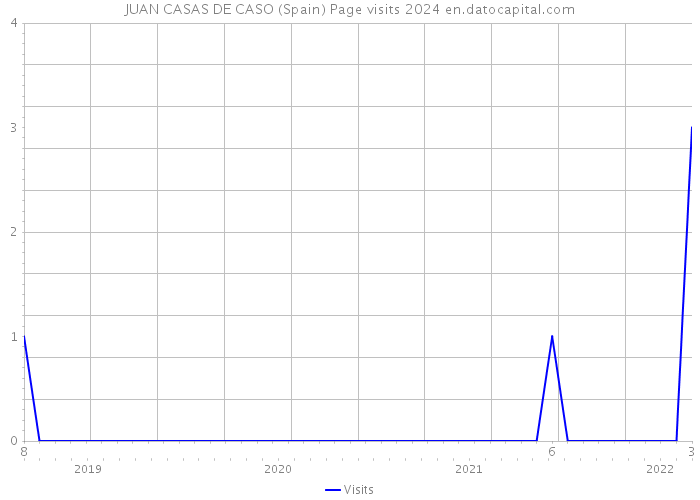 JUAN CASAS DE CASO (Spain) Page visits 2024 