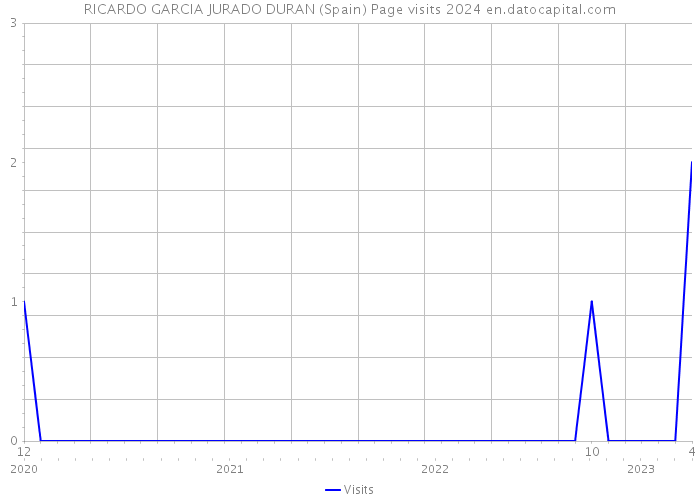 RICARDO GARCIA JURADO DURAN (Spain) Page visits 2024 