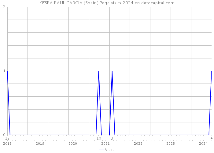 YEBRA RAUL GARCIA (Spain) Page visits 2024 