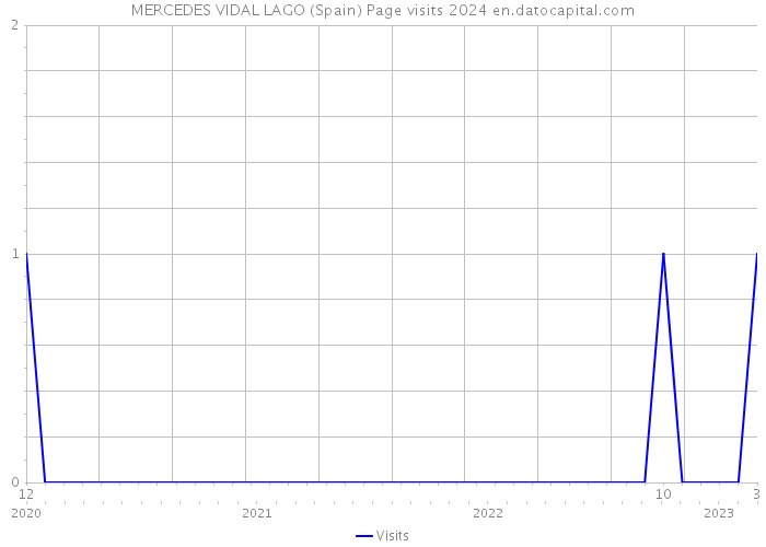 MERCEDES VIDAL LAGO (Spain) Page visits 2024 
