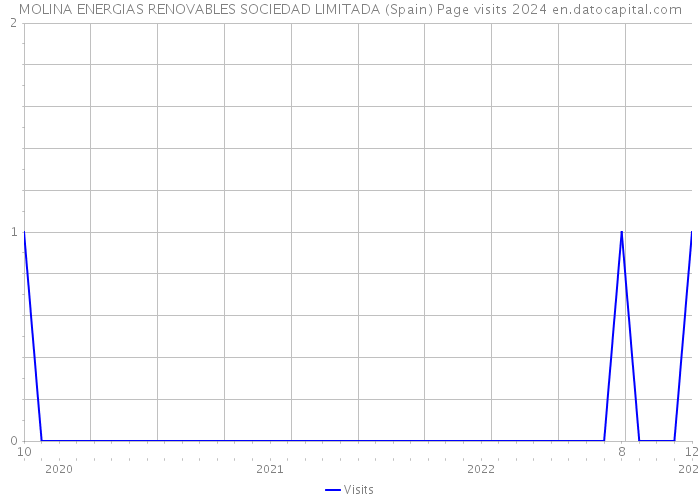 MOLINA ENERGIAS RENOVABLES SOCIEDAD LIMITADA (Spain) Page visits 2024 