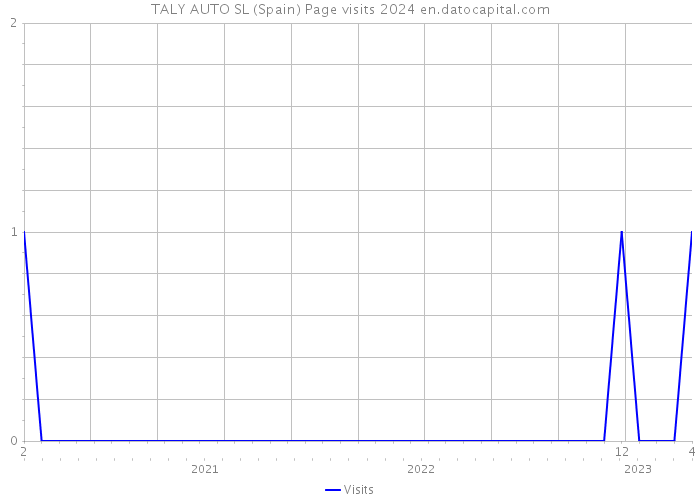 TALY AUTO SL (Spain) Page visits 2024 