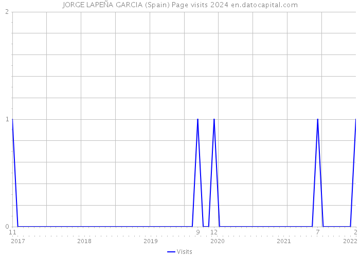 JORGE LAPEÑA GARCIA (Spain) Page visits 2024 