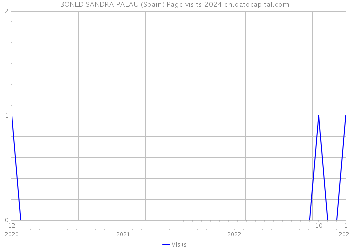 BONED SANDRA PALAU (Spain) Page visits 2024 