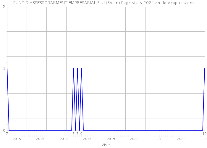 PUNT D ASSESSORARMENT EMPRESARIAL SLU (Spain) Page visits 2024 