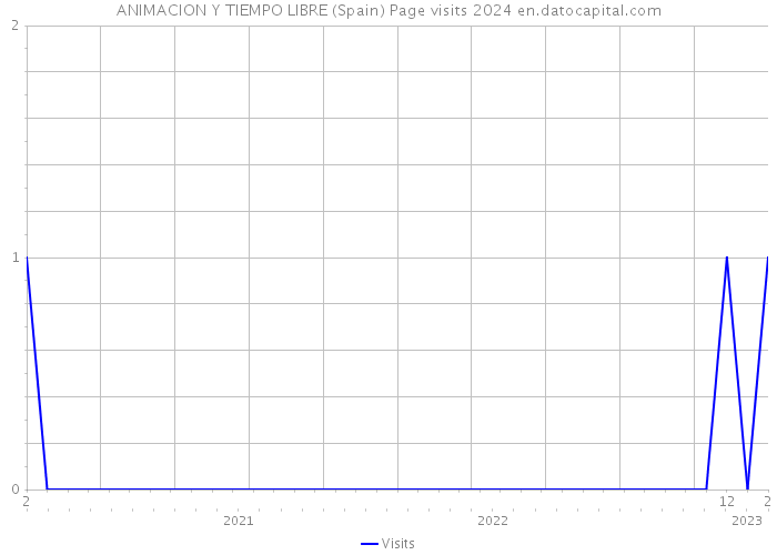 ANIMACION Y TIEMPO LIBRE (Spain) Page visits 2024 