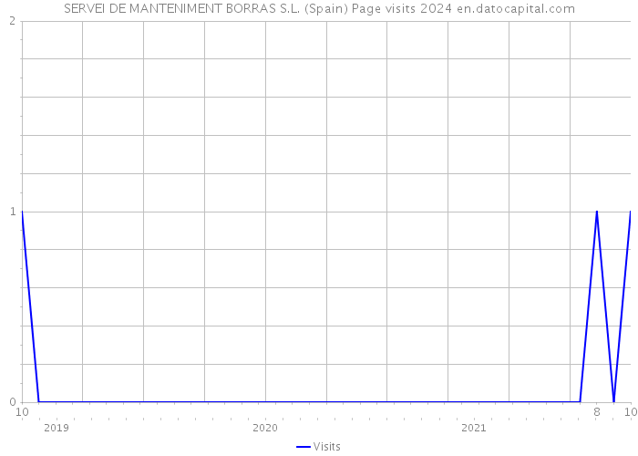 SERVEI DE MANTENIMENT BORRAS S.L. (Spain) Page visits 2024 