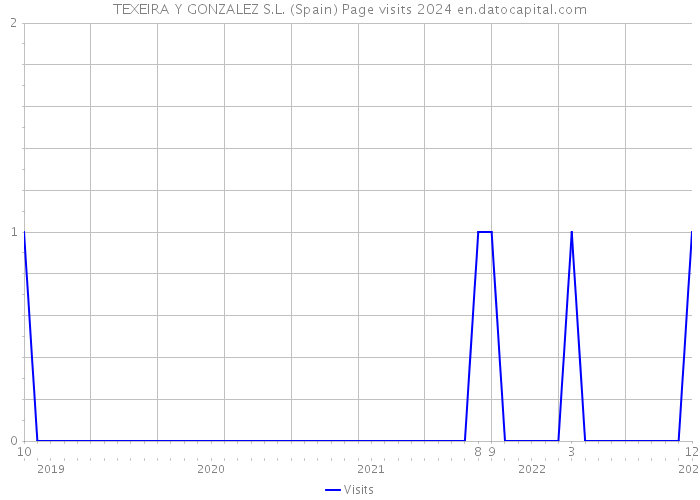 TEXEIRA Y GONZALEZ S.L. (Spain) Page visits 2024 