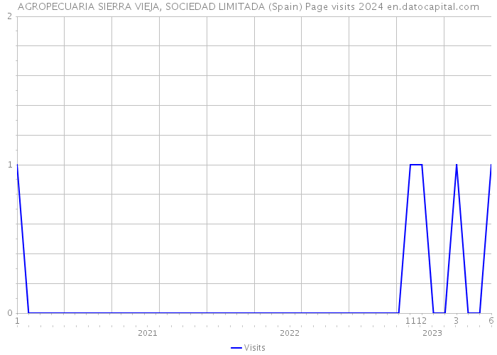 AGROPECUARIA SIERRA VIEJA, SOCIEDAD LIMITADA (Spain) Page visits 2024 
