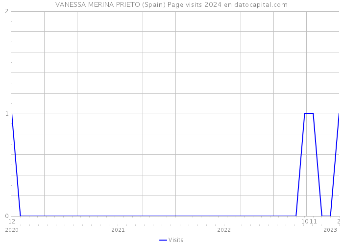 VANESSA MERINA PRIETO (Spain) Page visits 2024 