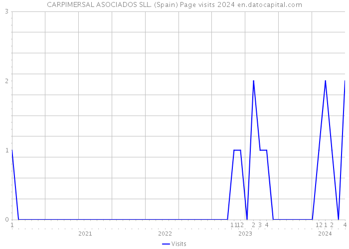 CARPIMERSAL ASOCIADOS SLL. (Spain) Page visits 2024 