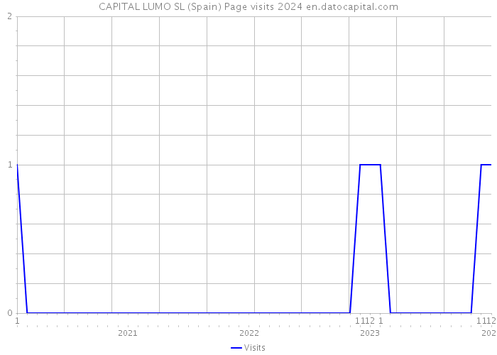 CAPITAL LUMO SL (Spain) Page visits 2024 