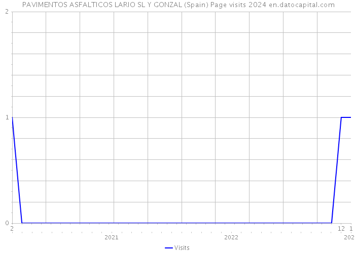  PAVIMENTOS ASFALTICOS LARIO SL Y GONZAL (Spain) Page visits 2024 