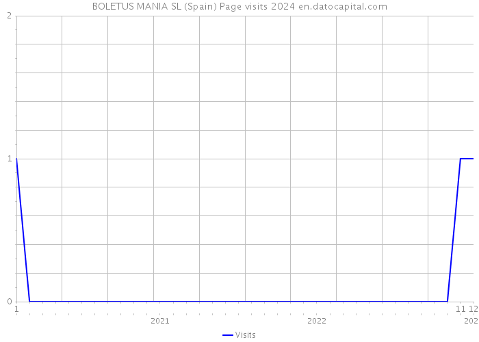 BOLETUS MANIA SL (Spain) Page visits 2024 