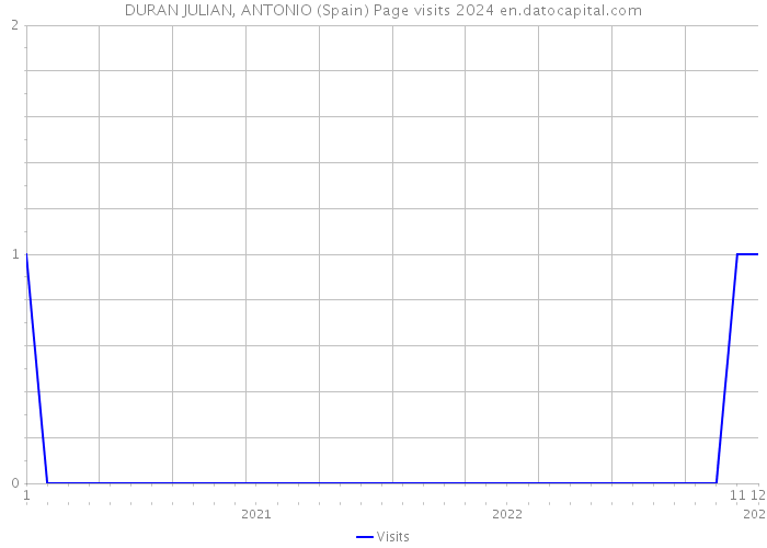 DURAN JULIAN, ANTONIO (Spain) Page visits 2024 