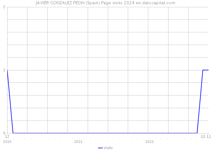 JAVIER GONZALEZ PEON (Spain) Page visits 2024 